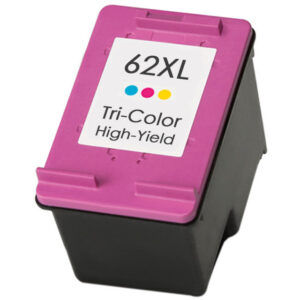 High-Yield Tri-Color Ink Cartridge 62XL – Vibrant and Long-Lasting Prints