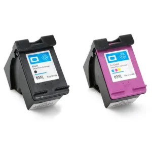 High-Yield Ink Cartridge 2-Pack 63XL – Black & Color Combo for Reliable Printing